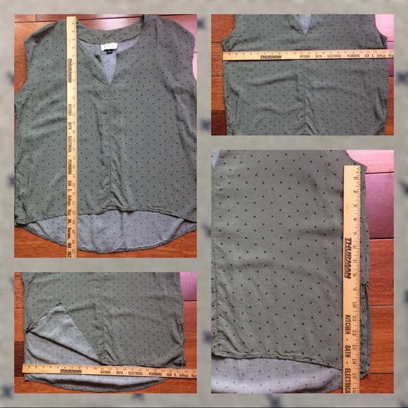 Green & Blue Sleeveless Blouse by Universal Thread - Picture 5 of 7